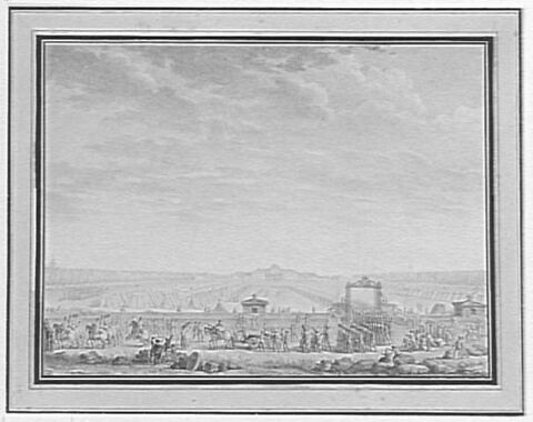 Les Troupes du Champ-de-Mars partant pour la place Louis XV, 12 juillet 1789, image 1/1