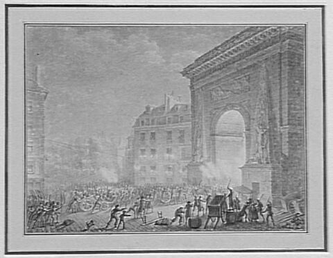Alerte à la Porte Saint-Denis dans la nuit du 14 au 15 juillet 1789, image 1/1