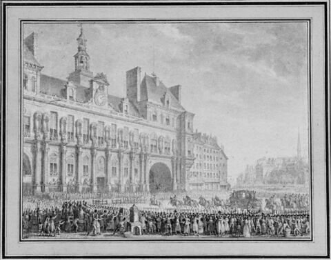 Le Roi arrivant à l'Hôtel de Ville (17 juillet 1789)