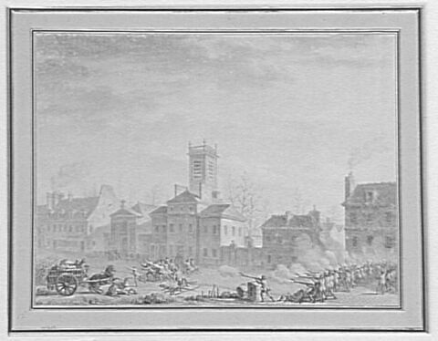 Massacre à La Chapelle par les chasseurs des barrières (24 janvier 1791)