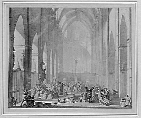 Mort de l'escuyer dans l'église des Cordeliers à Avignon (16 octobre 1791), image 1/1