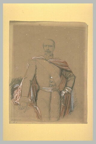 Etude pour le portrait de l'Empereur Napoléon III, image 1/1