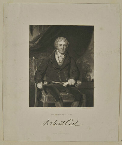 Portrait de Sir Robert Peel, image 1/2