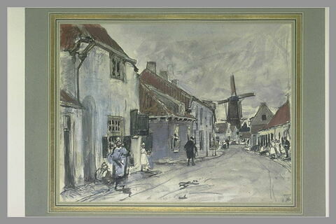 Rue dans un village hollandais, image 1/1