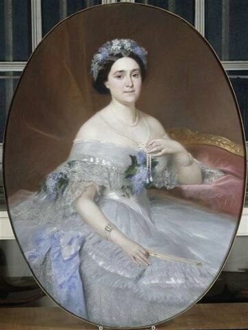 Portrait de la princesse Mathile Napoléon