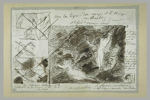Cinq études de compositions dont Tannhäuser et Vénus, image 1/1