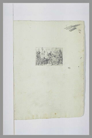 Projet de vignette avec Jeanne d'Arc sur le bûcher, image 1/1