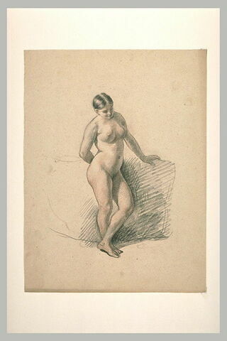 Femme nue, debout, image 1/1
