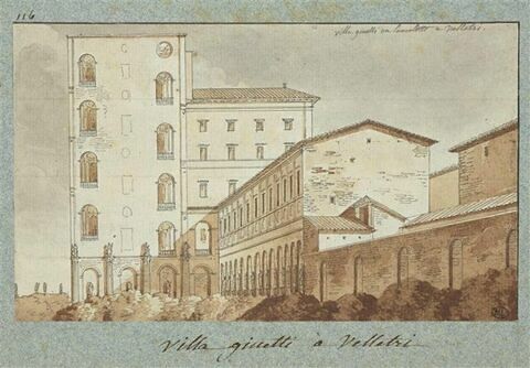 Vue de la Villa Ginetti à Velletri