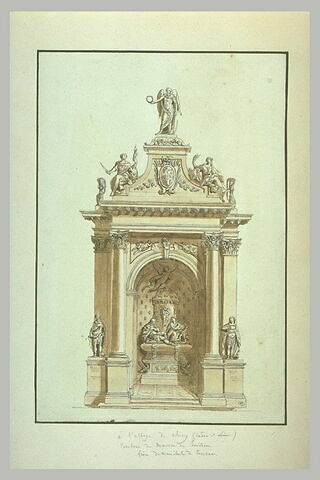 Tombeau du maréchal de Bouillon, à l'abbaye de Cluny, image 1/1