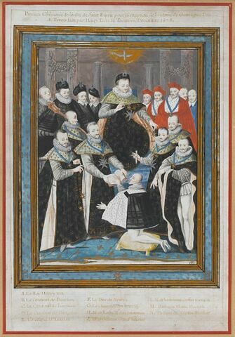 La réception de Ludovic de Gonzague dans l'ordre du Saint-Esprit