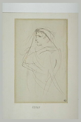 Sarah Bernhardt dans Phèdre au théâtre de la Renaissance, image 1/1