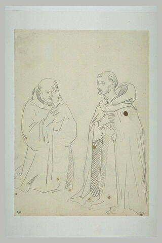 Deux religieux agenouillés : saint Jean Gualberto et saint Pierre martyr, image 2/2
