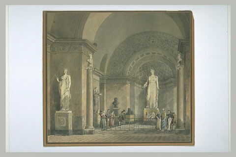 Vue de la salle dite de Melpomène au Louvre, image 1/1