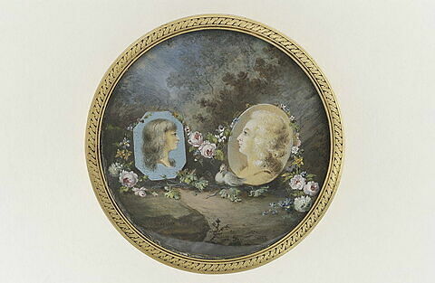 Portrait de Madame Elisabeth et du Dauphin, image 1/1