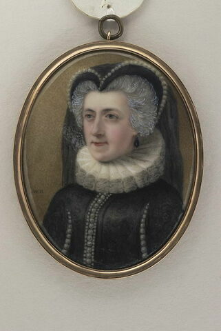 Portrait de Mrs F. F. en Marie Stuart