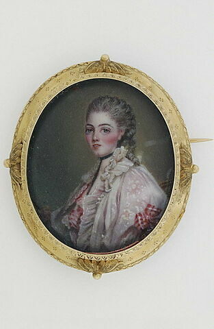 Portrait de jeune femme, à coiffure Pompadour, image 1/1