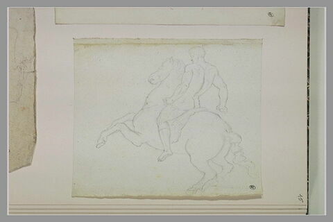 Homme nu, à cheval, image 1/1