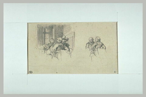 Etude pour 'Charles Ier insulté par les soldats de Cromwell', image 2/2