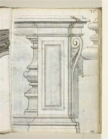 Détail de la balustrade du chœur de la basilique Santi Ambrogio e Carlo al Corso, image 1/2