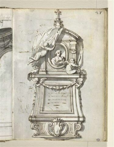 Monument funéraire du marquis Mario Zandomarie à l'église Santa Maria della Scala in Trastevere à Rome, image 1/2