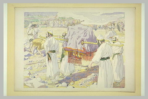 Les israélites transportant l'arche d'alliance, image 1/1