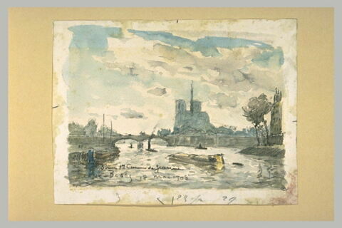 Vue de la Seine et de Notre-Dame