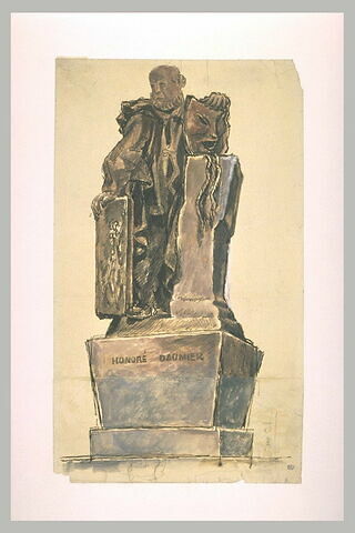 Etude pour la statue de Daumier, image 1/1