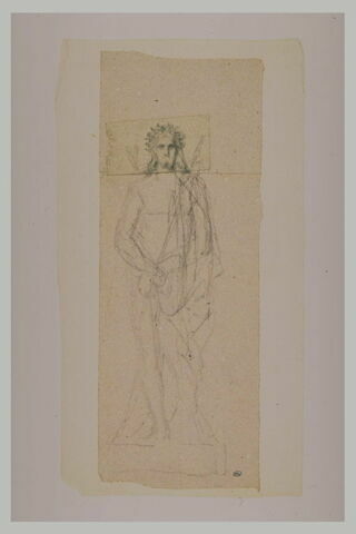 Etude pour un Christ au roseau, couronné d'épines, image 1/1