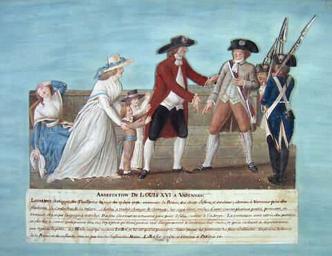 Arrestation de Louis XVI à Varennes