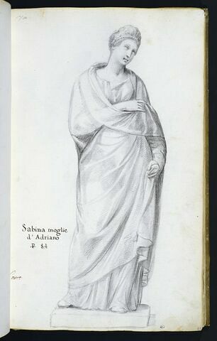Statue de 'SABINA MOGLIE d'ADRIANO'