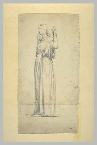 Femme haussant les bras : sainte Philomène, image 1/1
