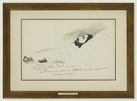Marcel Proust sur son lit de mort, image 1/1