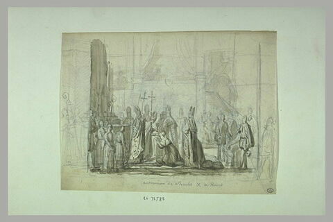 Communion de Charles X à Reims