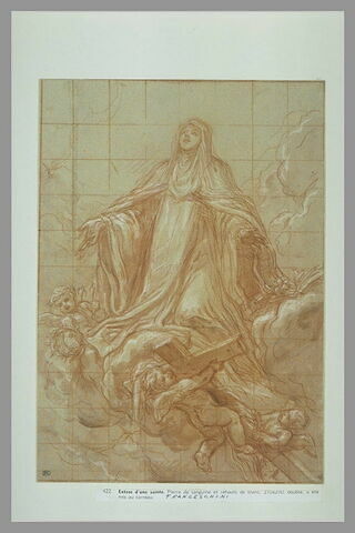 Sainte Maria Maddalena de' Pazzi portée en gloire par des anges, image 1/1