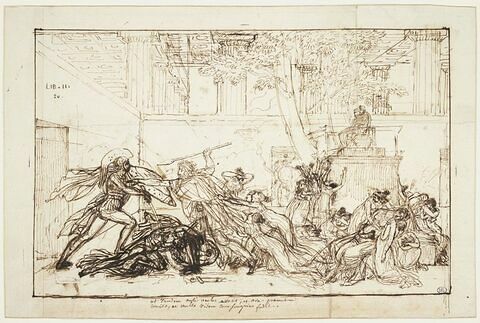 Pyrrhus tue Polite aux pieds de Priam, image 1/1