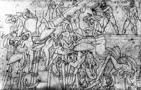 Assaut donné par les Grecs au Palais de Priam, image 1/1