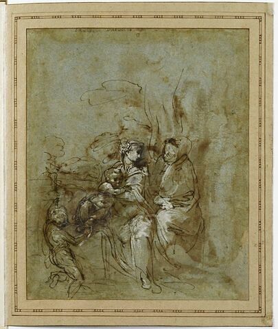 La Vierge et l'Enfant avec saint Jean-Baptiste et sainte Elisabeth, image 1/2
