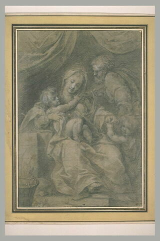 La Vierge à l'Enfant avec le petit saint Jean et saint Joseph