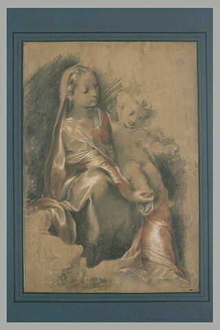 La Vierge tenant l'Enfant, image 1/1