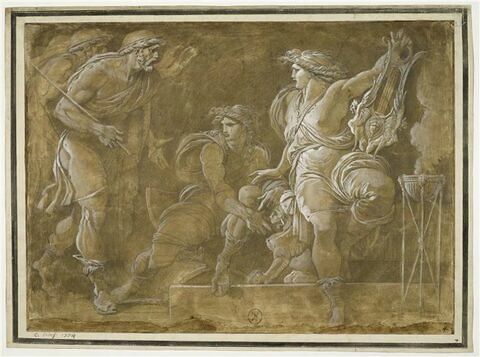 Ulysse et Nestor venant chercher Achille sous la tente de Patrocle, image 1/2