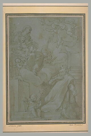 Apparition de la Vierge et de l'Enfant à saint Philippe Néri, image 1/1