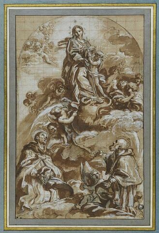L'Immaculée Conception, saint Thomas de Villanova et saint François de Sales, image 1/5