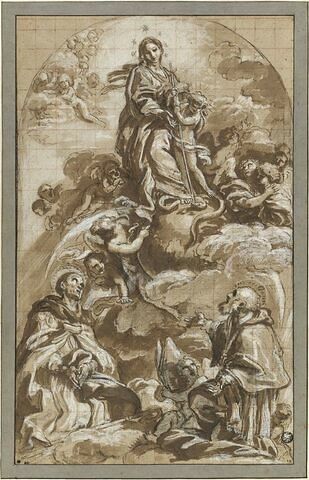 L'Immaculée Conception, saint Thomas de Villanova et saint François de Sales, image 5/5