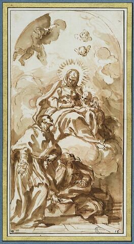 Vierge et l'Enfant avec saint Charles Borromée et saint Ignace de Loyola