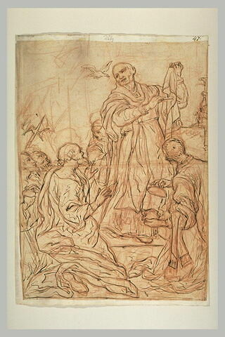 Saint Grégoire piquant le brandeum