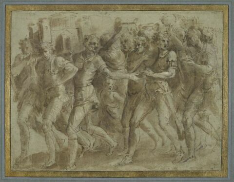 Le Triomphe de Scipion et la montée au Capitole : copie d'après Giulio Romano