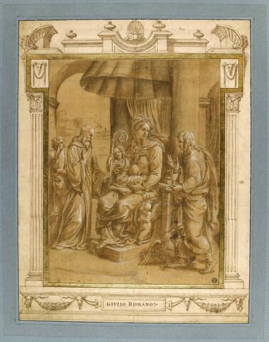 Vierge à l'Enfant avec saint Benoît et saint Jean l'Evangéliste, image 1/3
