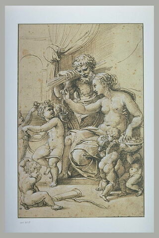 Vénus, Vulcain, l'Amour et cinq putti, image 1/1