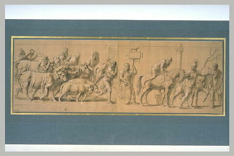 Triomphe d'un empereur romain (fragment), image 1/1